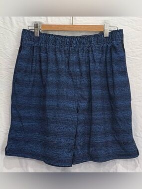 Speedo Men's Navy Heathered Athletic Shorts